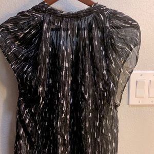 Vince shirt sleeve blouse